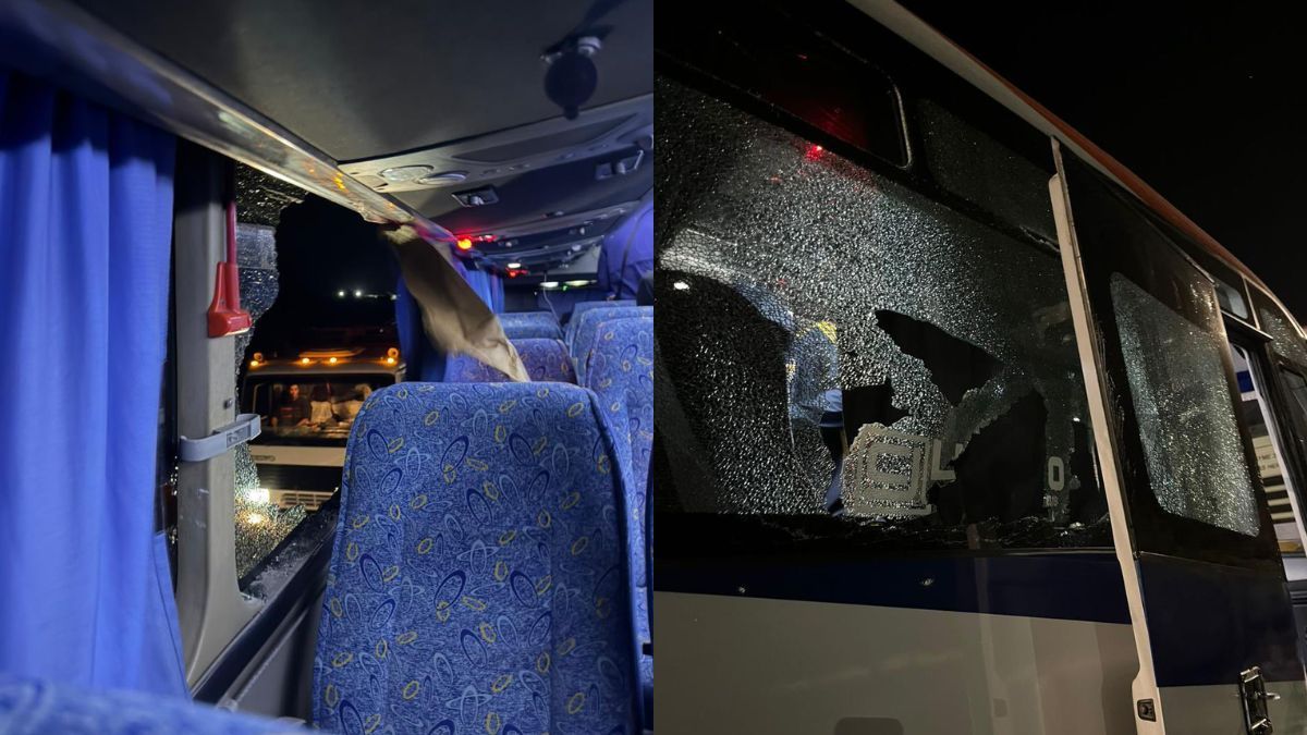 En Chile, hinchas de Boca fueron atacados a piedrazos tras el debut en la Libertadores.