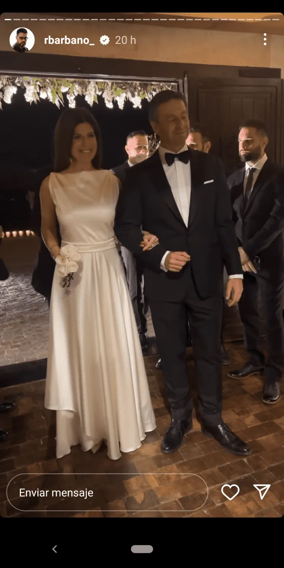 Jorge Lanata y Elba Marcovecchio se casaron tras dos años de relación.