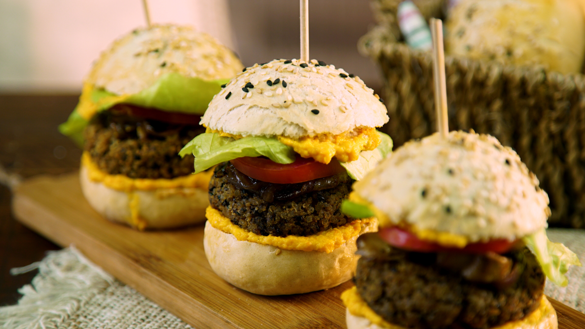 Hamburguesas veganas: la receta de Jimena Monteverde para comer algo distinto