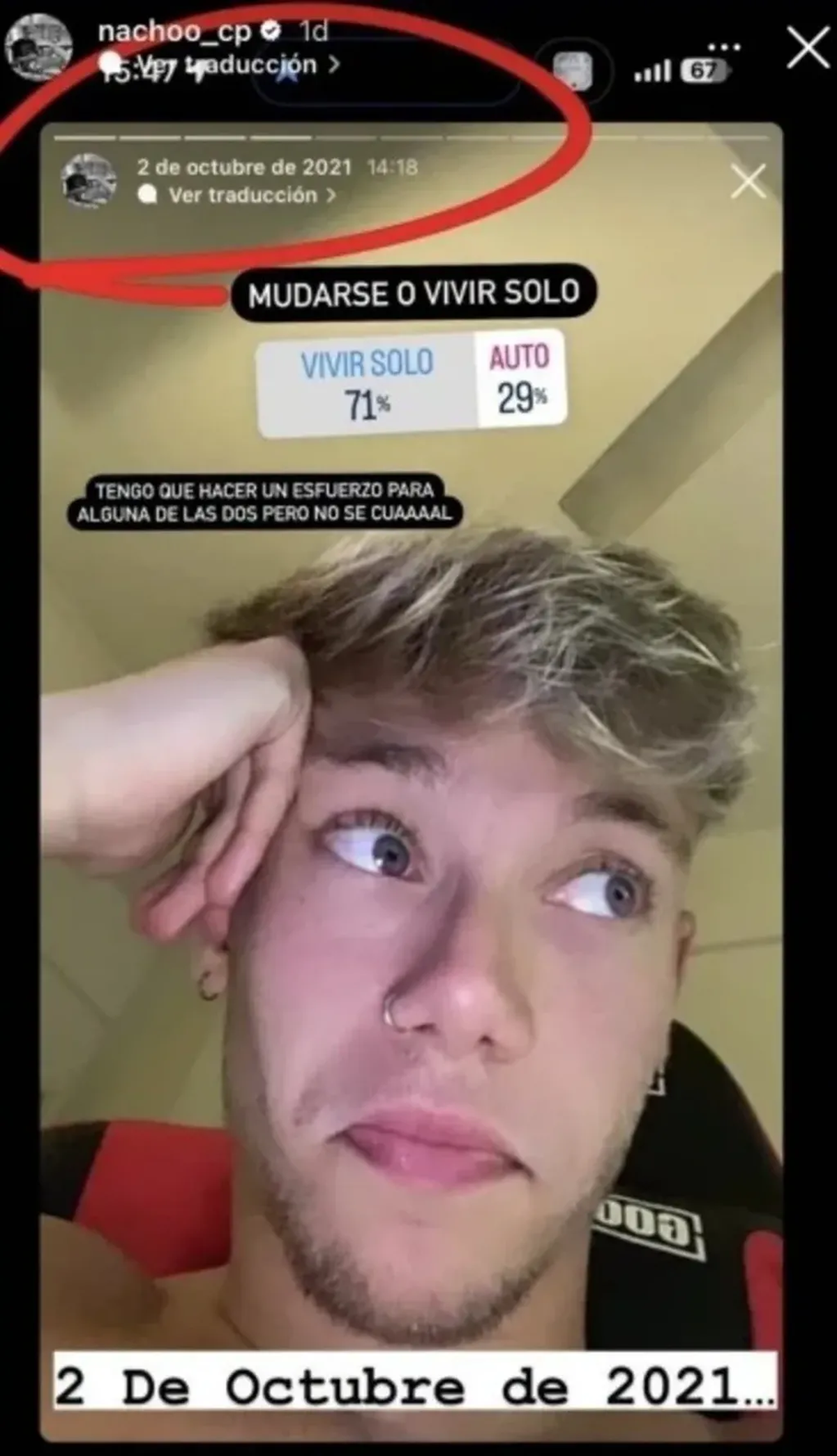 Nacho Castañares recordó una encuesta que había hecho antes de Gran Hermano.