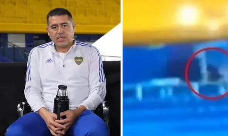 Luego de que comenzará una entrevista en La Bombonera, muchos usuarios observaron una extraña figura que se movía en las tribunas. Luego de que comenzará una entrevista en La Bombonera, muchos usuarios observaron una extraña figura que se movía en las tribunas.