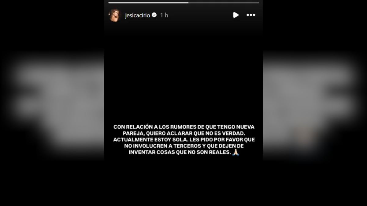 La modelo realizó un descargo en sus redes sociales. La modelo realizó un descargo en sus redes sociales.
