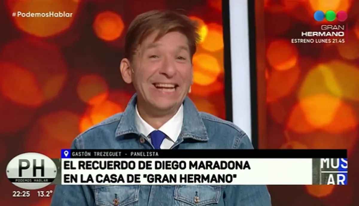 Gastón Trezeguet le puso fin al misterio de Diego Maradona: "Entró transpirado y se le cayó algo blanco"