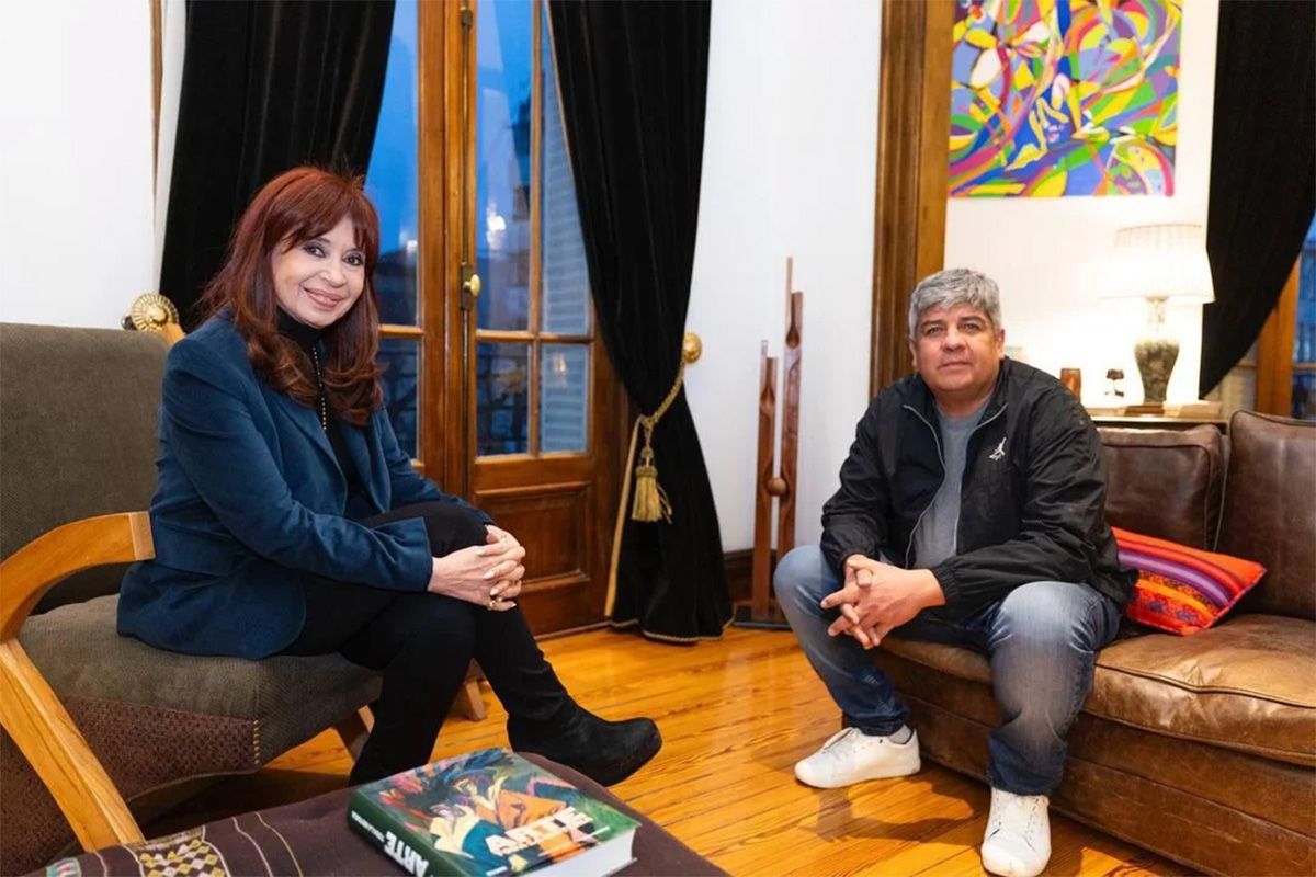 Pablo Moyano se reunió este viernes con a la ex presidenta Cristina Kirchner.
