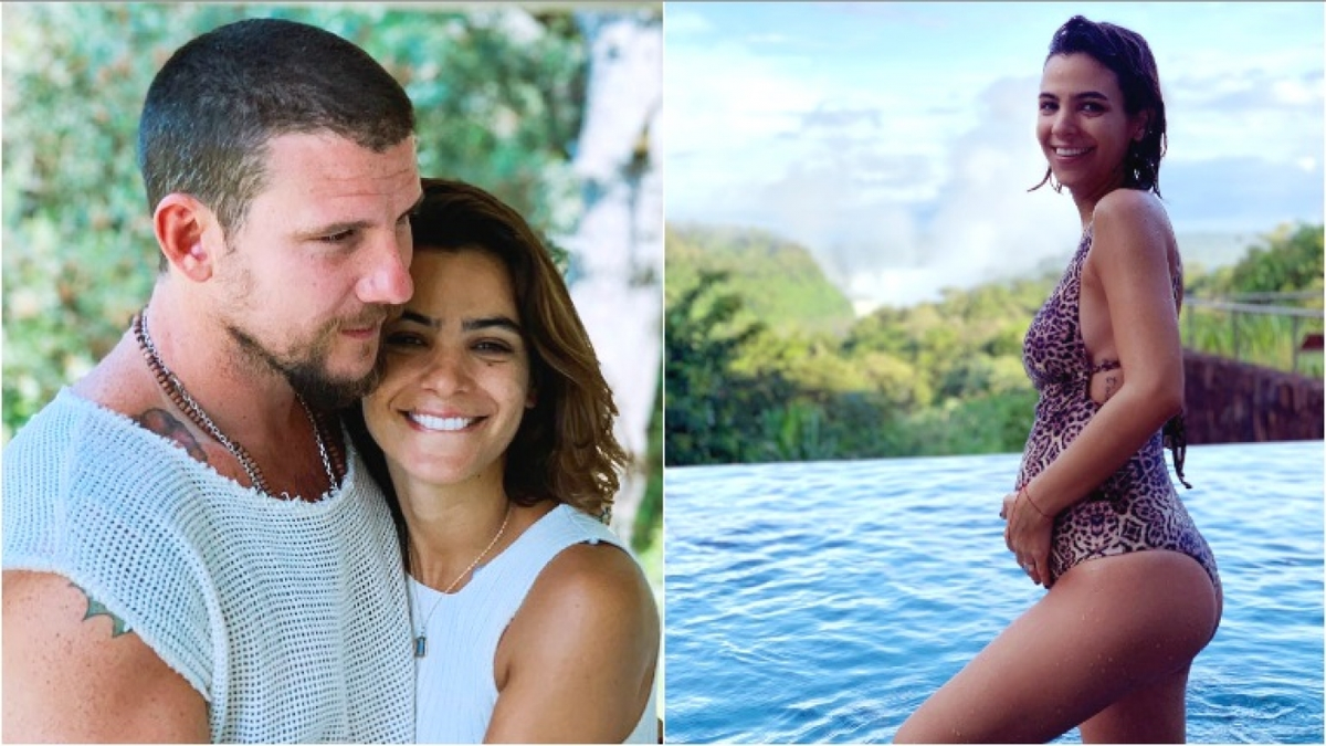 Las fotos de Agustina Cherri de vacaciones en Brasil con su embarazo de tres meses