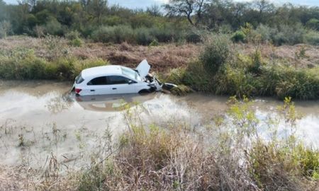 El accidente ocurrió a la altura del kilómetro 38, en jurisdicción de Vera. El accidente ocurrió a la altura del kilómetro 38, en jurisdicción de Vera.
