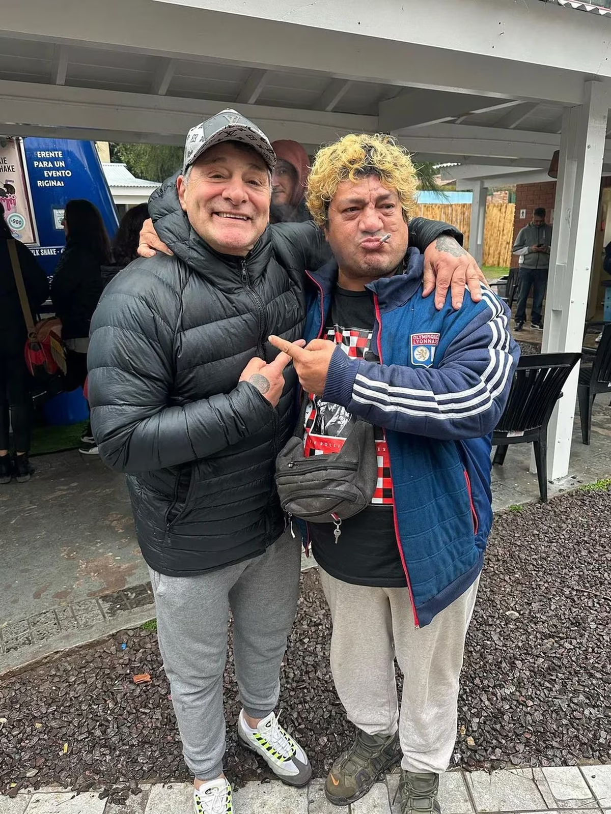 El Turco García junto al Pity Álvarez. El Turco García junto al Pity Álvarez.