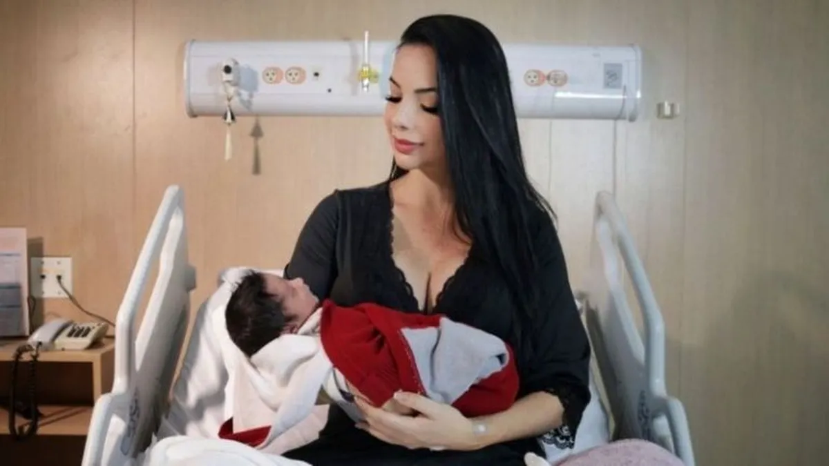 Polyana Resende Brant y su hijo Ragnar