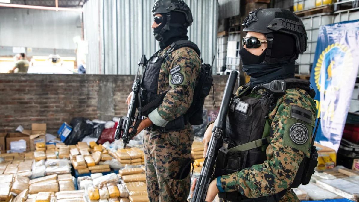 Quemaron 700 kilos de droga