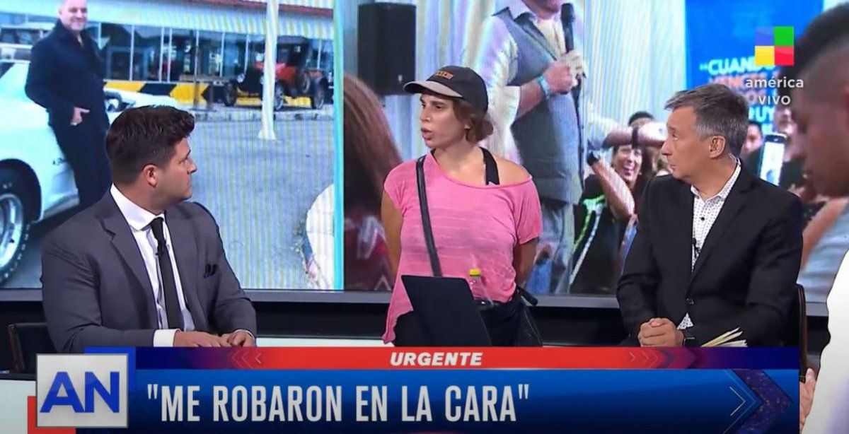 Rolando Graña quedó en shock al ver a la mujer en el estudio.