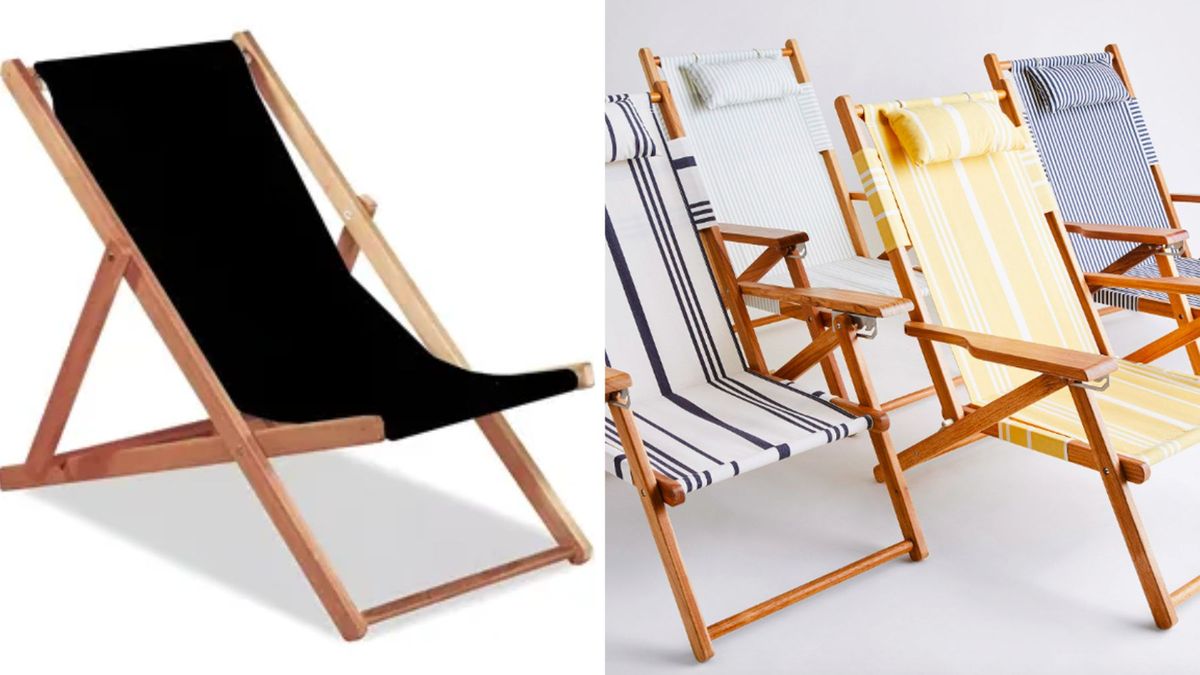 Las reposeras de malla transpirable son la novedad de la temporada.