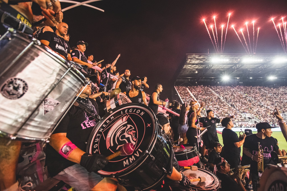 Los hinchas de Inter Miami. Los hinchas de Inter Miami.