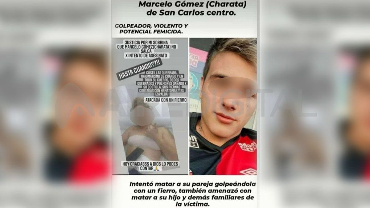 Un hombre de 23 años cuyas iniciales son MLG quedó en prisión preventiva en el marco de una investigación por delitos cometidos en un contexto de violencia de género en perjuicio de una mujer que era su pareja en la ciudad de San Carlos Centro (departamento Las Colonias).