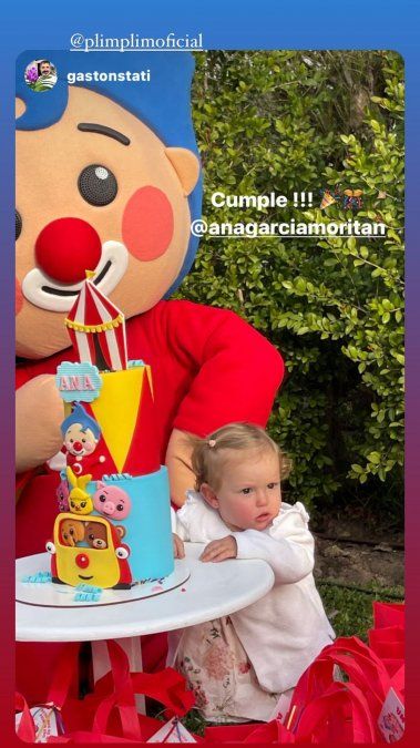 Ana García Moritán festejó su cumpleaños con Plim Plim.