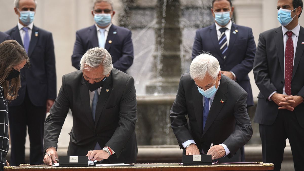 Alberto Fernández y Sebastián Piñera fortalecerán la cooperación bilateral para la recuperación económica