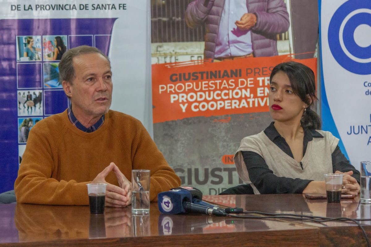 Rubén Giustiniani y Agustina Donnet