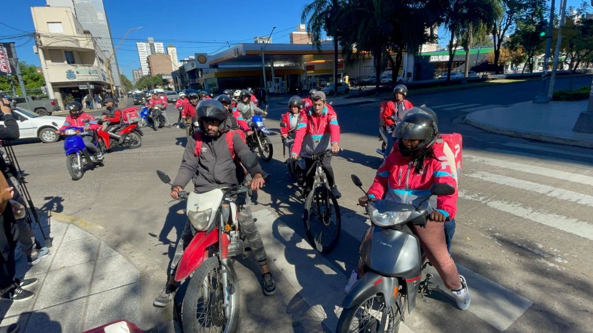 El fuerte reclamo de los riders santafesinos se hizo sentir en la ciudad de Santa Fe.