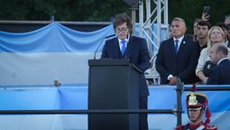 El discurso de Milei al entregar el sable a los Granaderos.