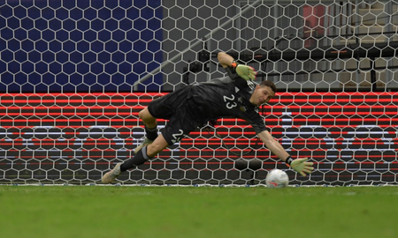 Mirá que te como, la frase viral de Dibu Martínez en La Copa América Mirá que te como, la frase viral de Dibu Martínez en La Copa América