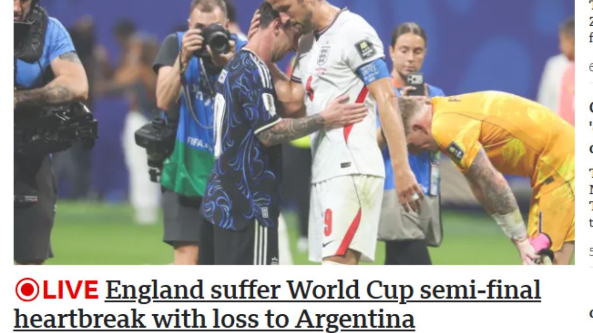 The Guardian elogió la remontada argentina y resaltó la “valentía de campeones” del equipo de Lionel Scaloni para dar vuelta el partido. The Guardian elogió la remontada argentina y resaltó la “valentía de campeones” del equipo de Lionel Scaloni para dar vuelta el partido.