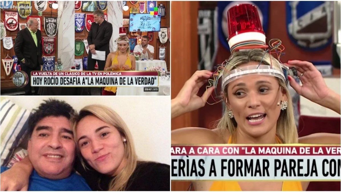 Incómodo momento de Rocío Oliva con la máquina de la verdad cuando respondió sobre el supuesto uso de las tarjetas de Maradona