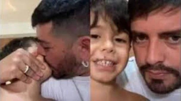 La pelea entre Cinthia Fernández y Nunzia Pennino surgió a raíz del beso que le dio Diego Maradona Junior a su hijo. 