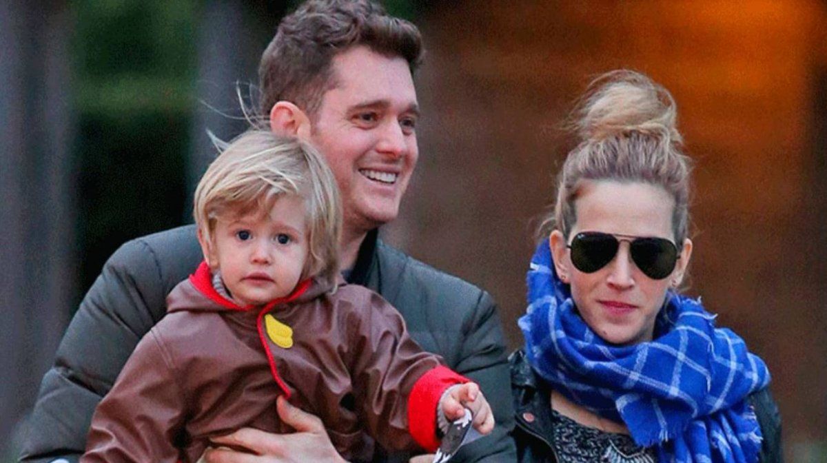 Luisana Lopilato junto a Michael Bubl&eacute; y un peque&ntilde;o Noah.&nbsp;