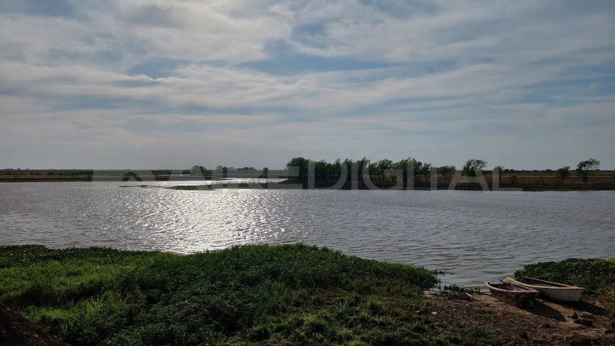 La zona en donde se dio vuelta la embarcación.&nbsp;