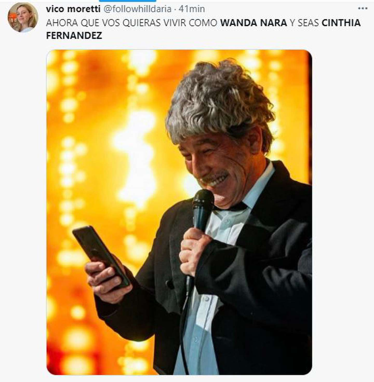 La reacci&oacute;n en las redes sociales a la comparaci&oacute;n entre Wanda Nara y Cinthia Fern&aacute;ndez.