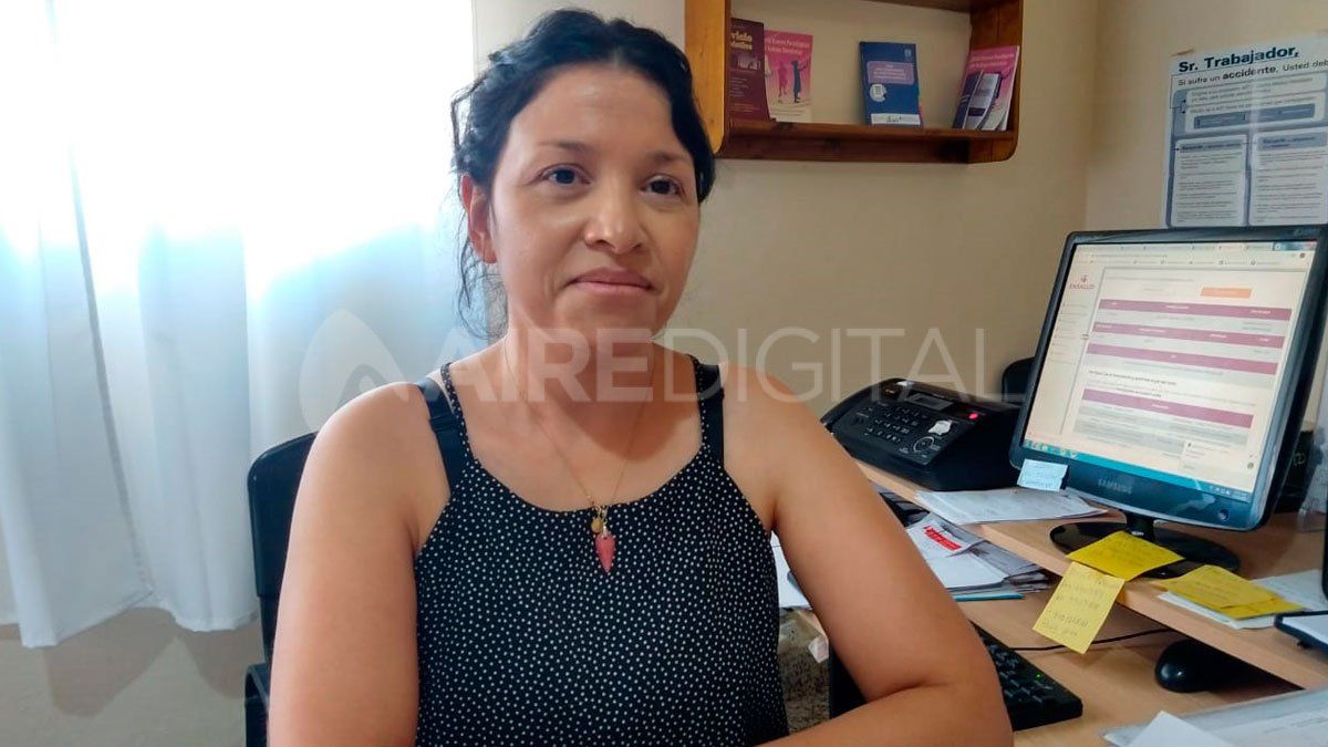 Valeria Protti, delegada en Santa Fe del gremio de empleadas domésticas.