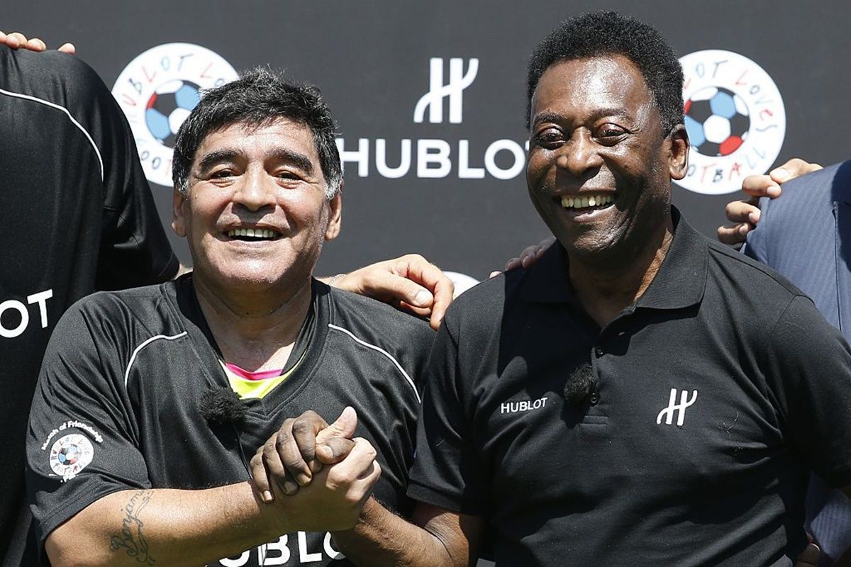 Edson Arantes do Nascimento y Diego Armando Maradona, dos de los máximos referentes de las selecciones de Brasil y Argentina, celebran sus cumpleaños en el mes de octubre.