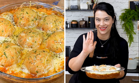 Receta con papas y medio kilo de carne molida.