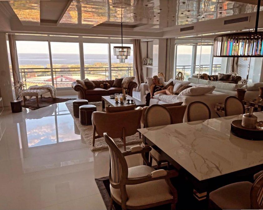 El departamento hoy. Fue modificado para las vacaciones de Wanda en Argentina.