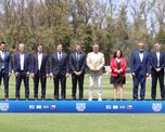Desde el predio de AFA, autoridades de Argentina, Uruguay, Paraguay y Chile presentaron su candidatura para organizar el Mundial 2030. Desde el predio de AFA, autoridades de Argentina, Uruguay, Paraguay y Chile presentaron su candidatura para organizar el Mundial 2030.