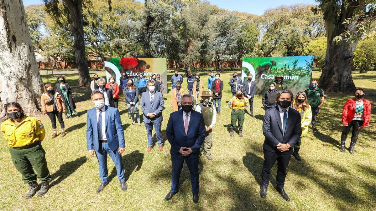 El presidente Alberto Fernández encabezó la presentación del Plan de Políticas Ambientales