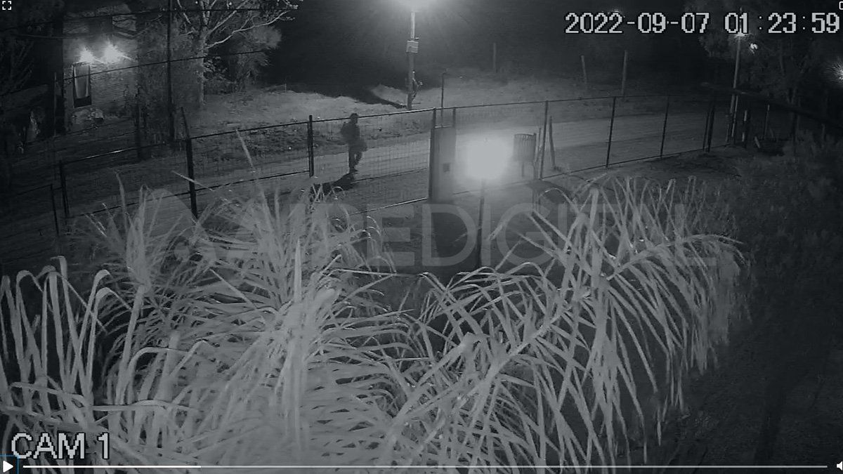 El malviviente se llevó LCD