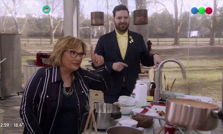 Dolli Irigoyen se cruzó con un participante de Bake Off Dolli Irigoyen se cruzó con un participante de Bake Off
