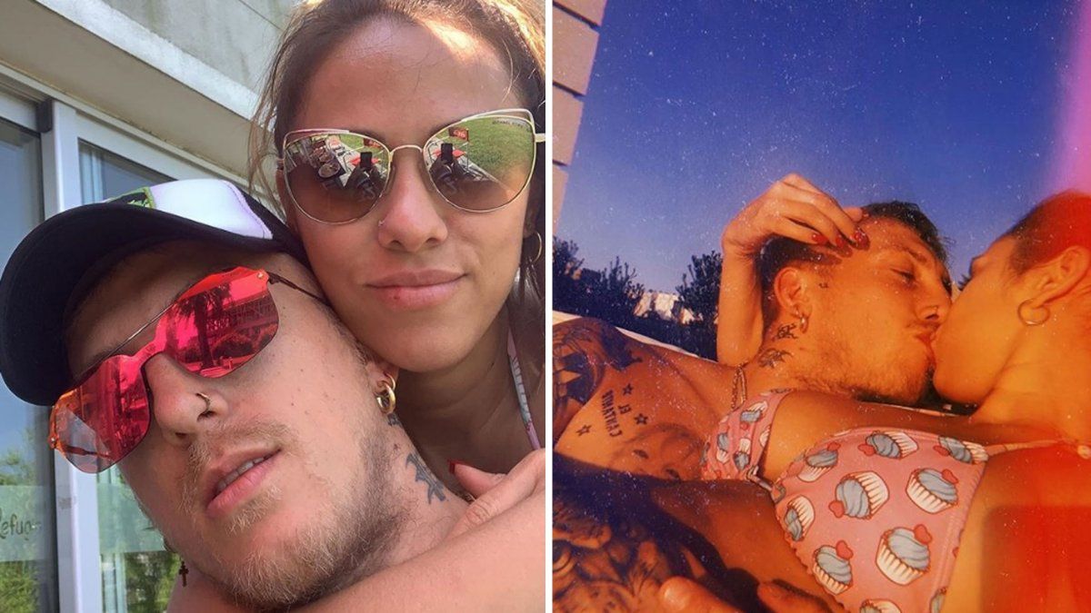 El Polaco y Barby Silenzi muy enamorados en Mar del Plata