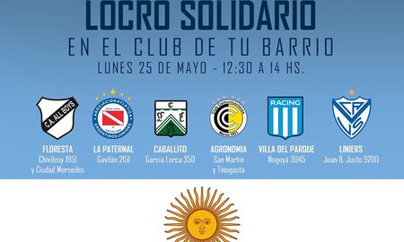 Algunos clubes de Buenos Aires le hacen frente al coronavirus con esta acción solidaria en una fecha patria. Algunos clubes de Buenos Aires le hacen frente al coronavirus con esta acción solidaria en una fecha patria.