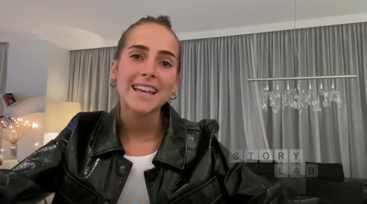 Ámbar sorprendió con su parecido a Juana.