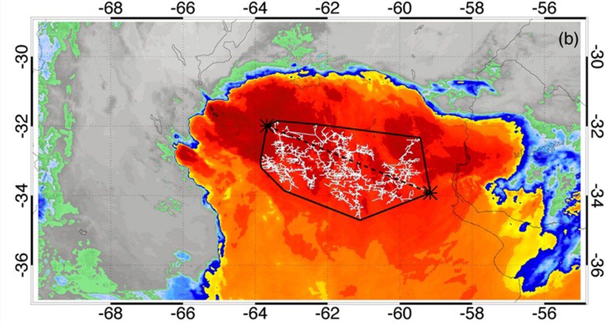 El rayo más duradero ocurrió en Argentina y duró más de 16 segundos.
