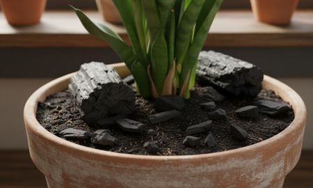 El carbón vegetal mejora el drenaje de las macetas y ayuda a mantener las raíces sanas, evitando la acumulación de humedad que favorece enfermedades. El carbón vegetal mejora el drenaje de las macetas y ayuda a mantener las raíces sanas, evitando la acumulación de humedad que favorece enfermedades.