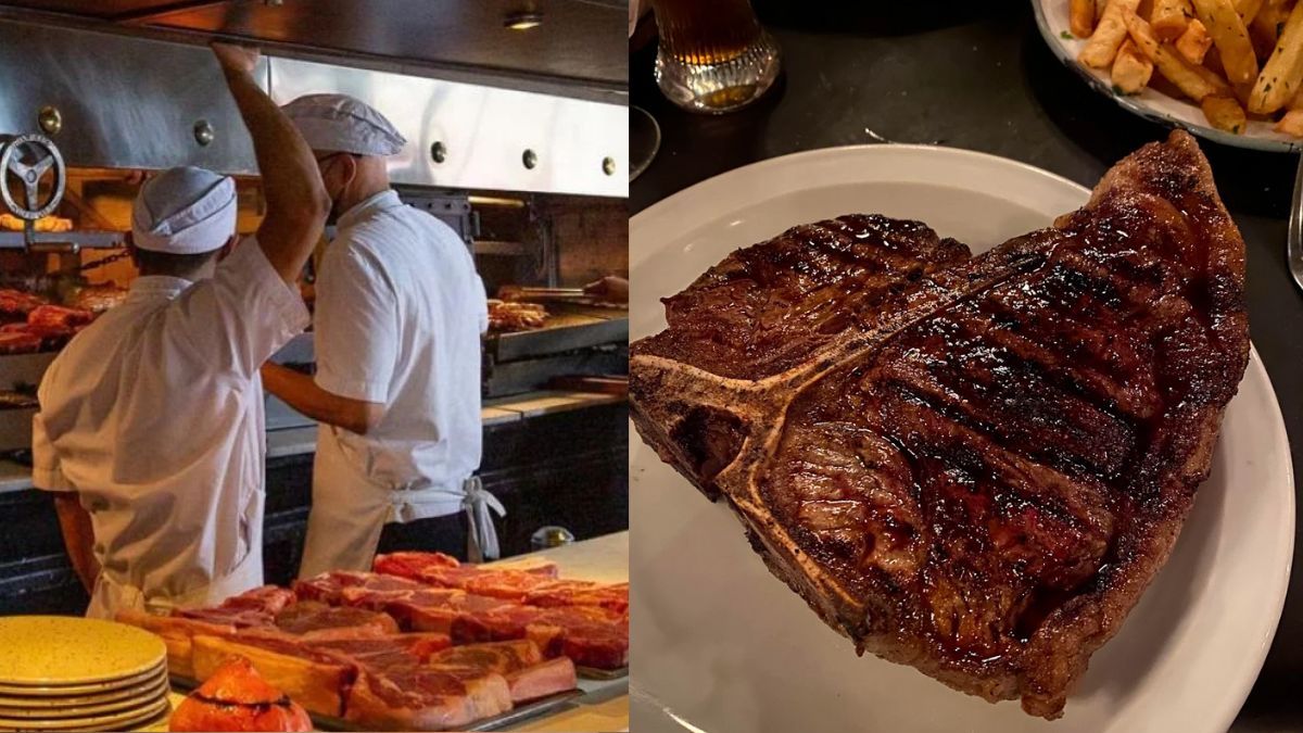 En Don Julio se pidió un bife de costilla.