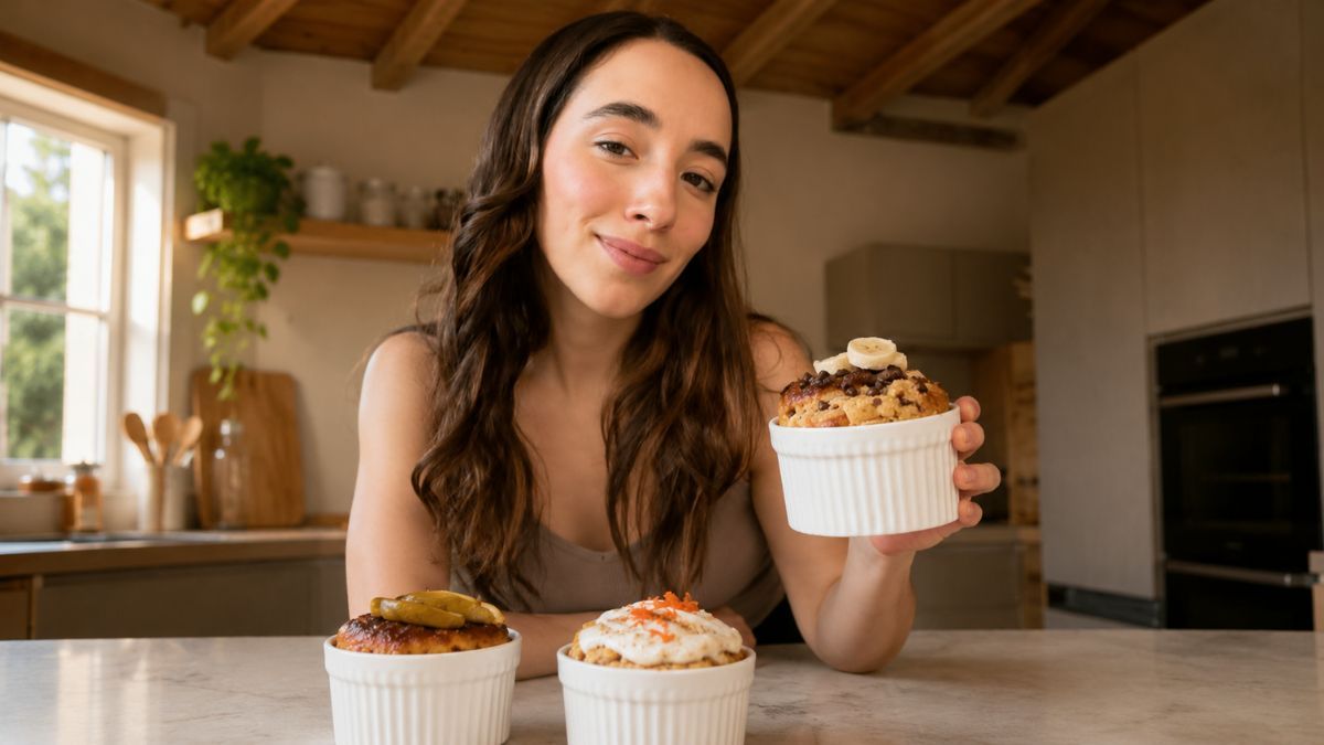 Tres budines saludables y fáciles con avena para desayunos y snacks.