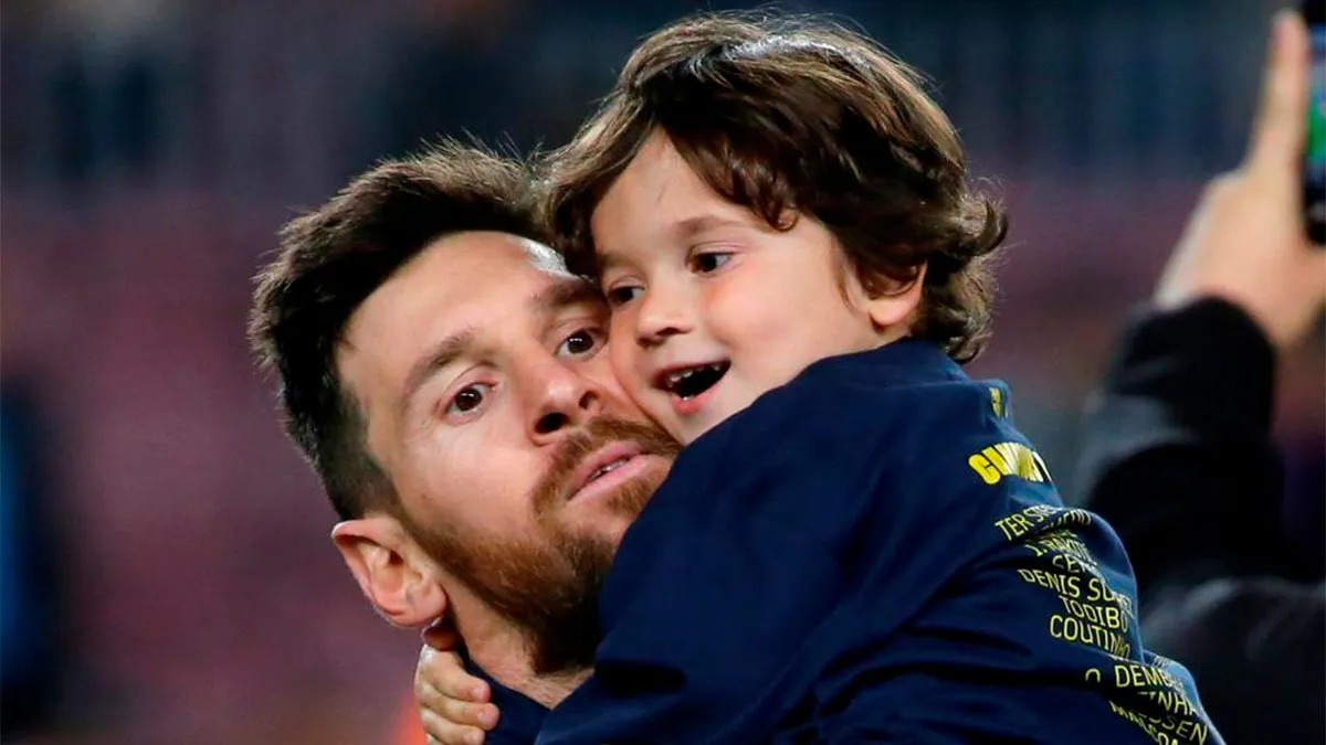 Lionel Messi subió un video de su hijo Mateo jugando al fútbol y estalló todo