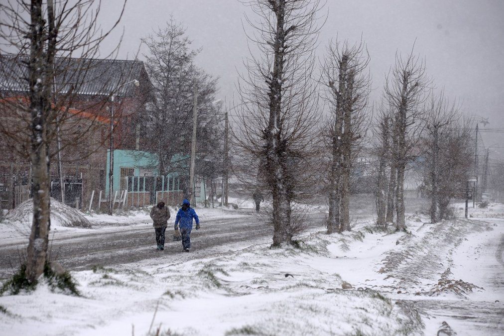 La nieve sorprendió en este arranque de octubre. Los locales la llaman "la nevada de los tulipanes". Foto: Alfredo Leiva