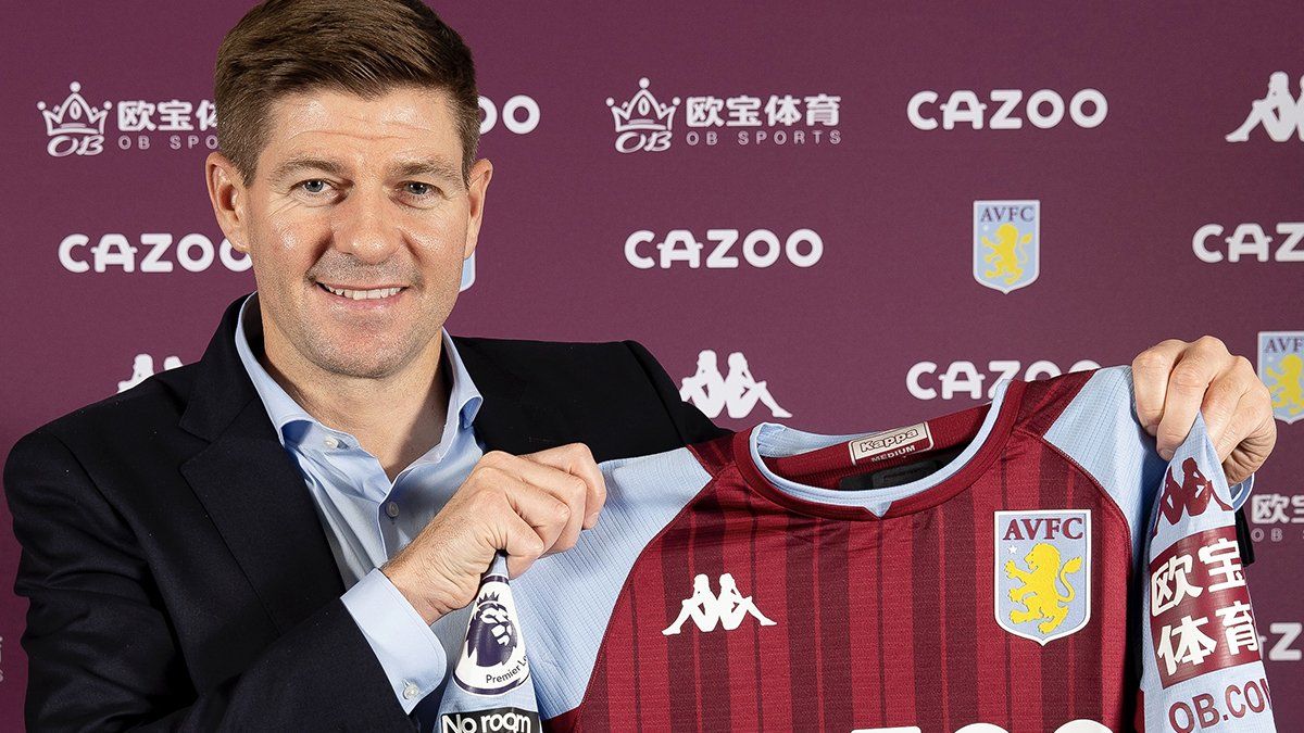 Steven Gerrard fue presentado como nuevo entrenador del Aston Villa