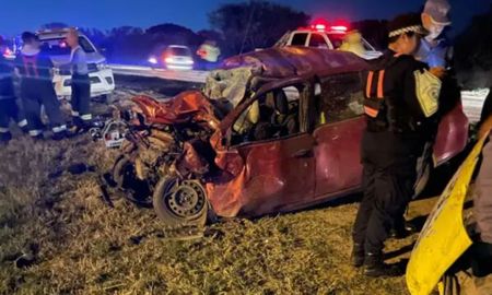 Así quedó el vehículo que conducía la víctima fatal. Así quedó el vehículo que conducía la víctima fatal.