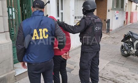 Gallay al momento de ser detenido por la Agencia de Investigación Criminal. Gallay al momento de ser detenido por la Agencia de Investigación Criminal.