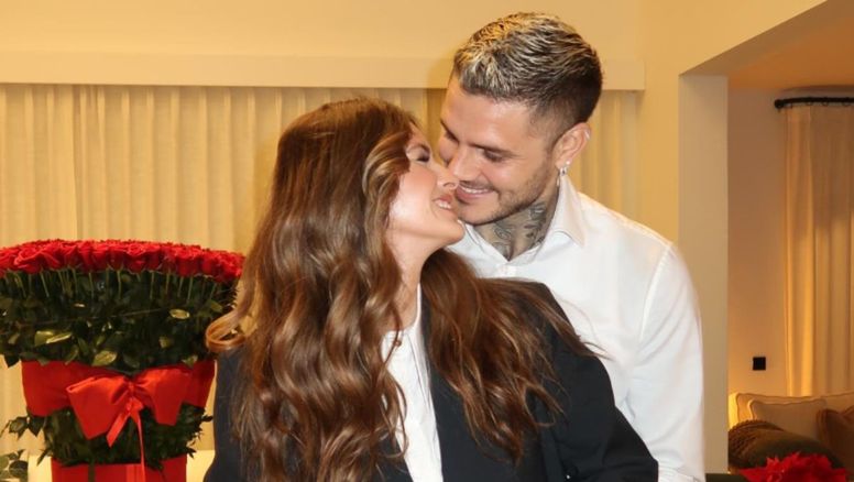 Icardi sorprendió a la China con un regalo de San Valentín y despertó rumores de boda
